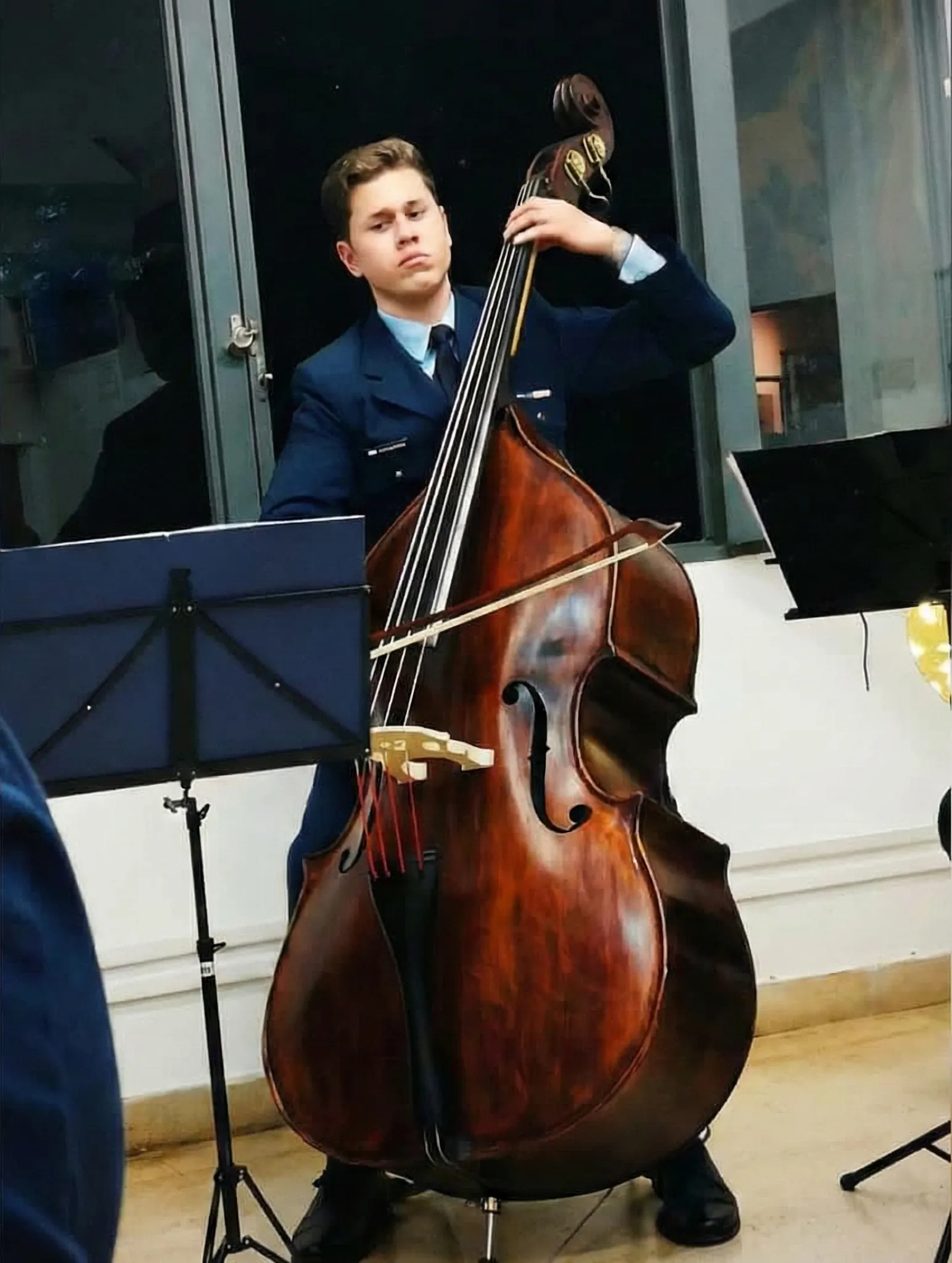 Franco con uniforme de la Fuerza Aérea